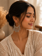 Silver Tassel Earrings
