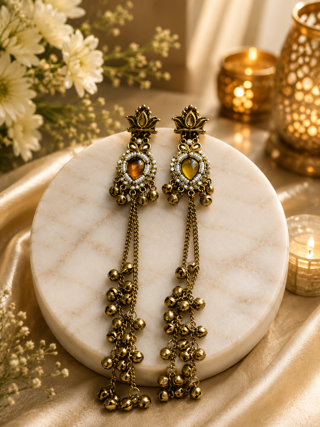 Royal Long Earrings