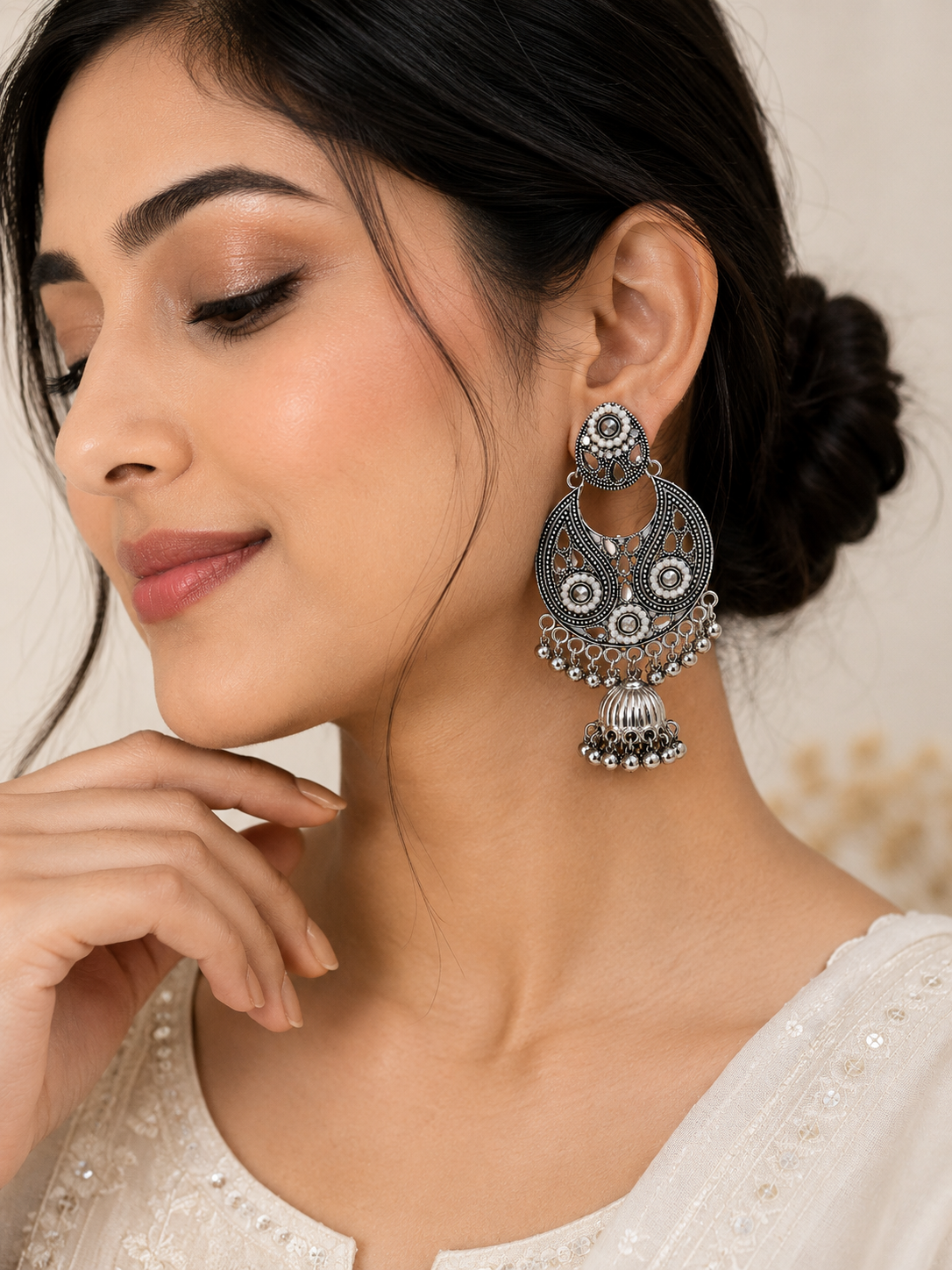 Classic Chandbali Earrings