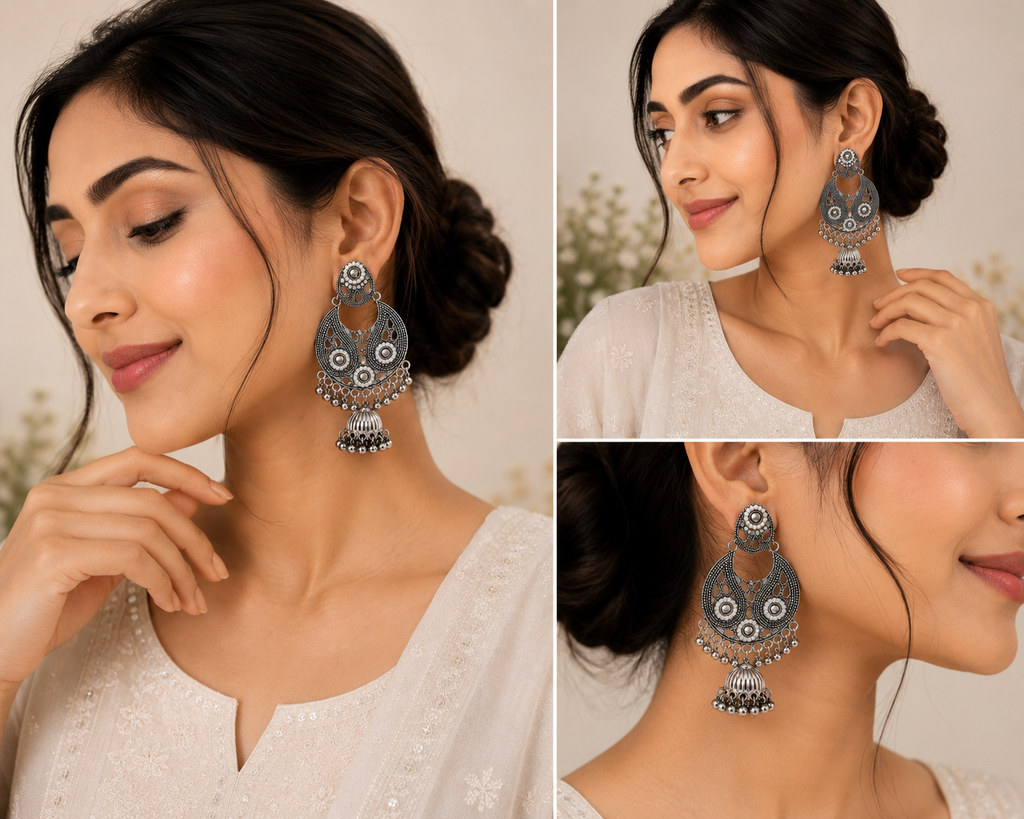 Classic Chandbali Earrings